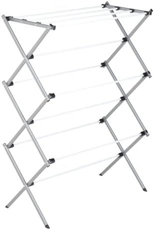 Deluxe metal rack with grey accents