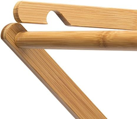 Bamboo folding rack with flat shelf — photo 5