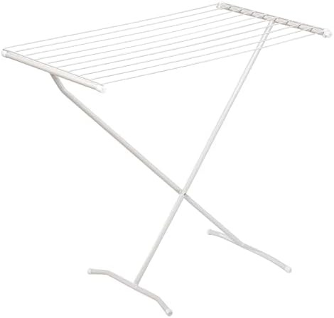 Sturdy metal x-frame towel rack