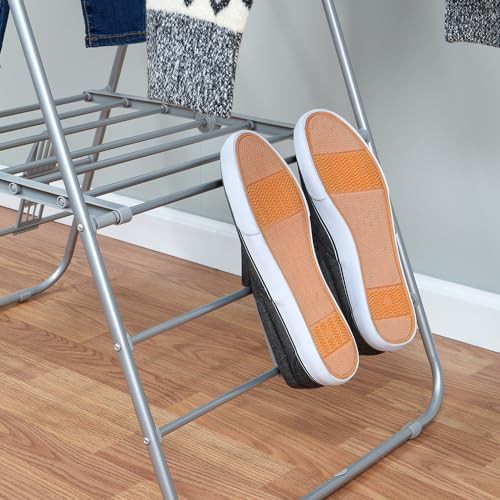 Carbon steel foldable shoe drying rack — photo 3