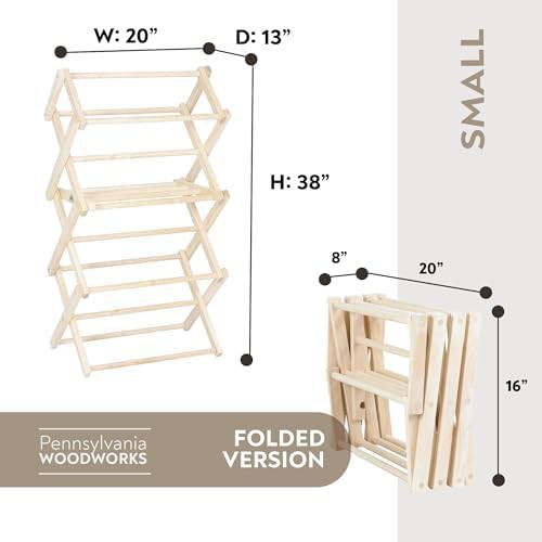 Small maple rack for baby clothes — photo 3