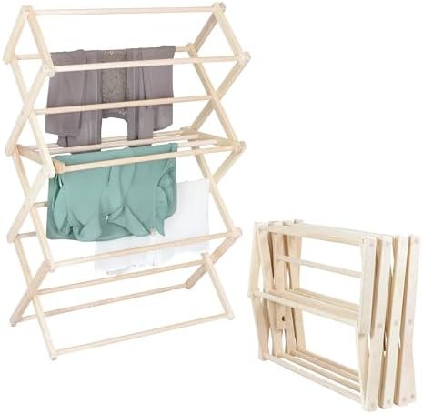 Medium maple rack for blouses and lingerie