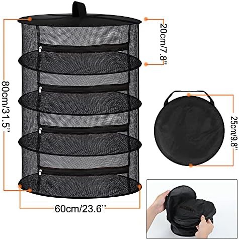Four tier mesh hanging herb dryer — photo 3