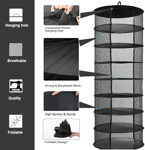 Eight layer black mesh herb drying net — photo 5