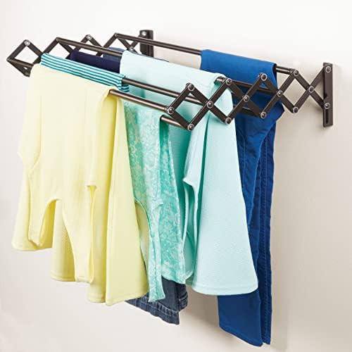 Bronze steel accordion wall mount rack — photo 3