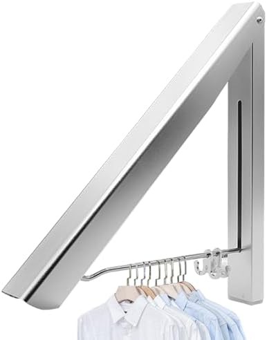 Foldable wall mount aluminum clothes dryer