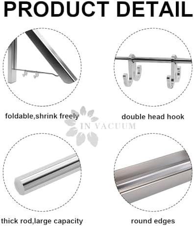 Foldable wall mount aluminum clothes dryer — photo 5