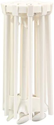 White collapsible pasta and noodle drying rack — photo 3