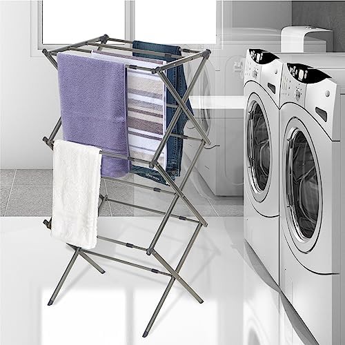Expandable silver three tier accordion rack — photo 5