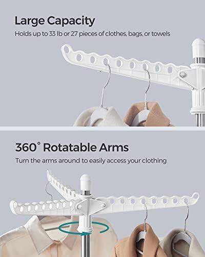 Tripod style three arm rotatable airer — photo 4