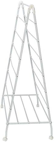 White A-frame folding laundry rack — photo 3