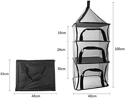 Black rectangular four tier hanging net — photo 3