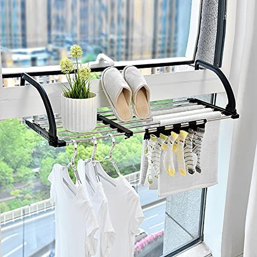Retractable balcony rail towel rack — photo 3
