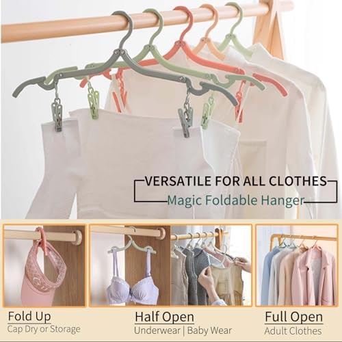 Twelve pack of travel hangers with clips — photo 4