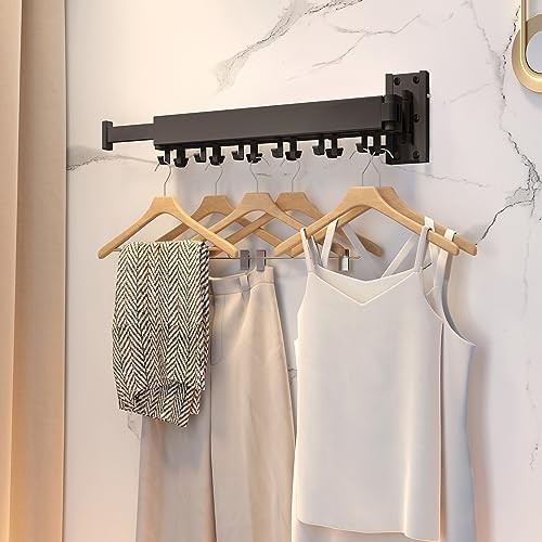 Wall mounted folding rack with J shape hooks — photo 3