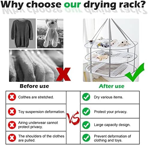 Three tier stackable sweater drying rack — photo 5
