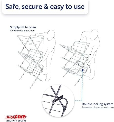 Three tier non slip silver rack — photo 5