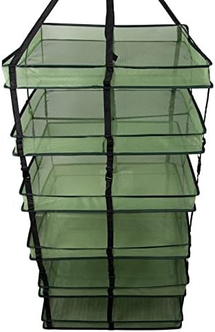 Six layer square mesh herb dryer