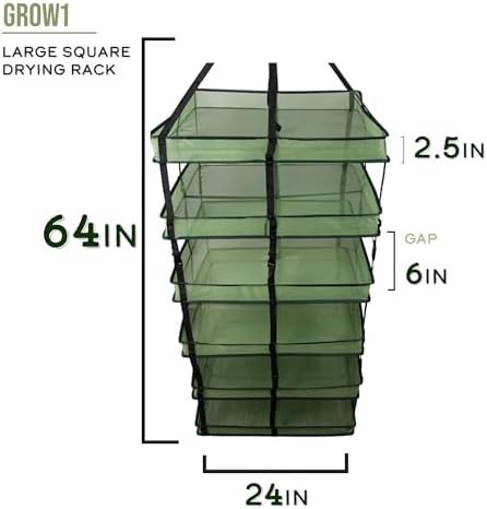 Six layer square mesh herb dryer — photo 3