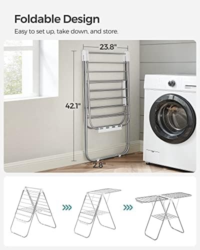 Foldable space saving steel laundry rack — photo 4