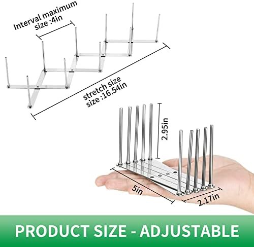 Expandable stainless steel dish drying rack — photo 5