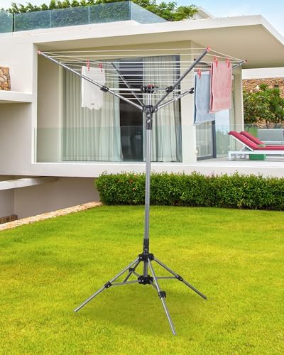 Portable umbrella clothesline 82 ft — photo 3