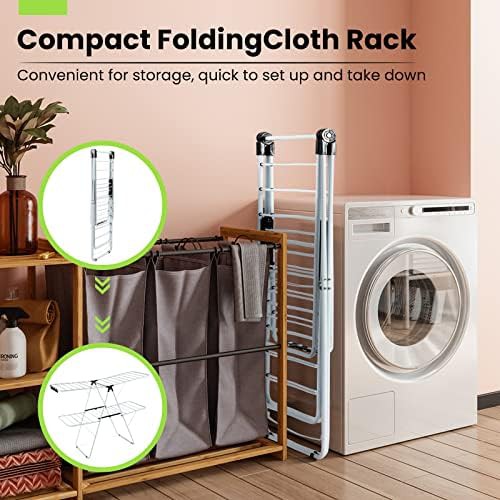 Foldable two tier clothing rack — photo 5