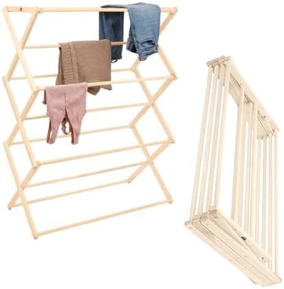 Extra large maple sweater drying rack