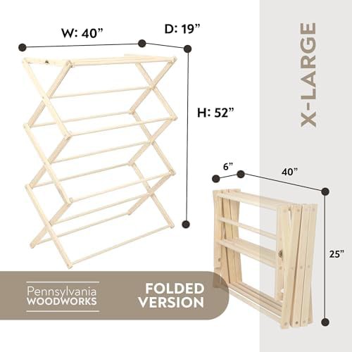 Extra large maple sweater drying rack — photo 5