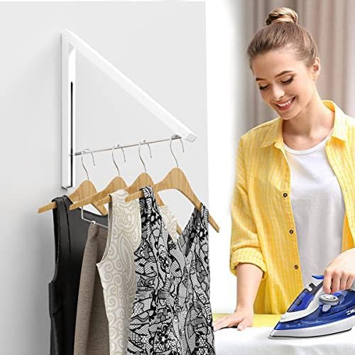 Wall mounted aluminum folding clothes hanger — photo 5