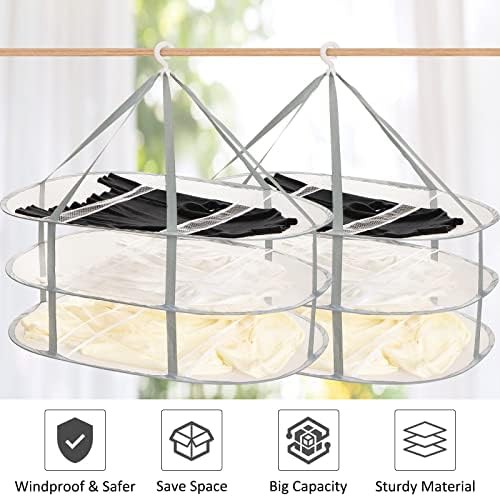 Two pack of three tier mesh dryers — photo 4