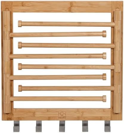 Bamboo wall mount swivel arm rack — photo 3