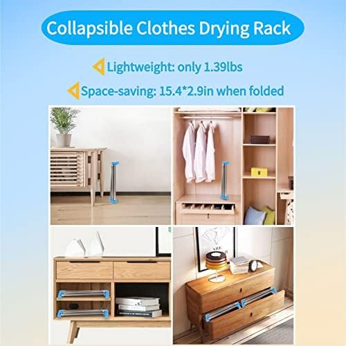 Compact stainless steel folding travel rack — photo 3