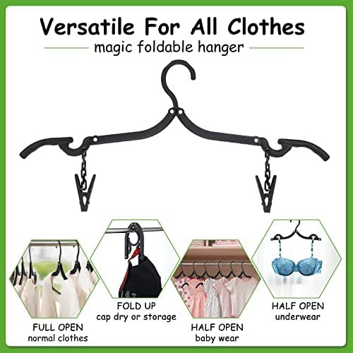 Twenty four pack black travel hangers — photo 5