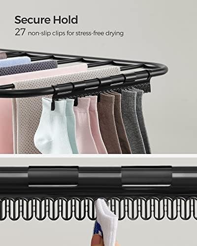 Two level steel folding laundry rack — photo 4