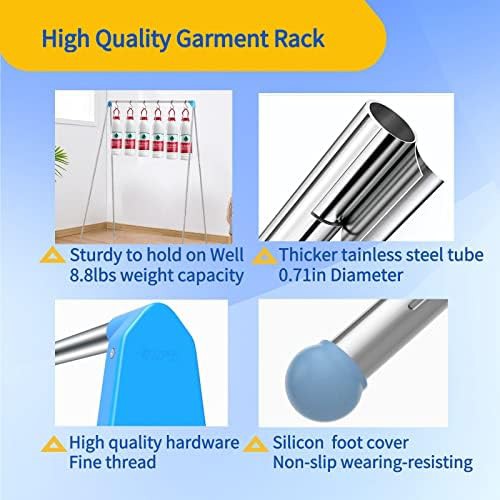 Portable travel folding garment drying rack — photo 5