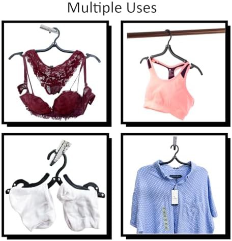 Portable black folding travel hangers — photo 4