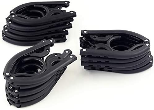 Portable black folding travel hangers — photo 5
