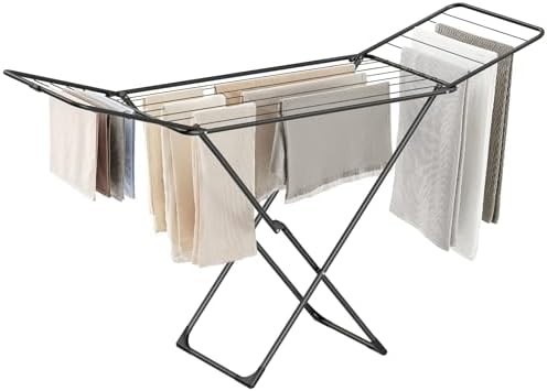Foldable heavy duty dryer with two gullwings