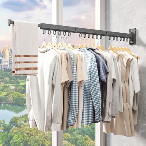 Grey wall rack with loop type hooks — photo 5