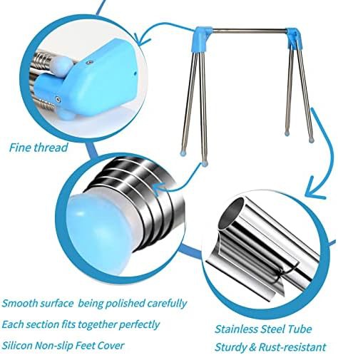 Compact folding clothes rack for travel — photo 4