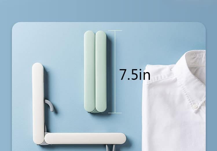 Blue portable folding travel hangers — photo 5