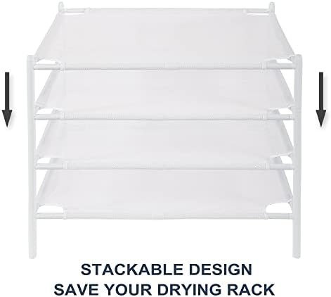 Stackable mesh sweater drying rack four pack — photo 5
