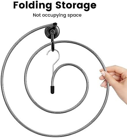 Spiral stainless steel blanket hanger — photo 5