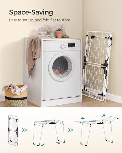 Heavy duty foldable rack with laundry clips — photo 5