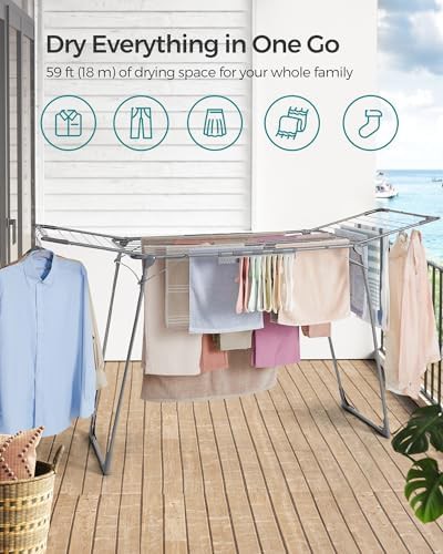 Heavy duty space saving laundry rack — photo 3