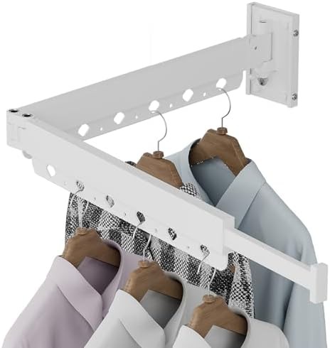 Compact aluminum folding wall hanger
