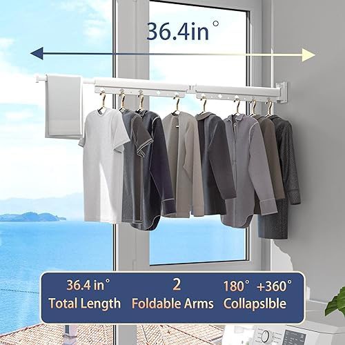 Compact aluminum folding wall hanger — photo 3