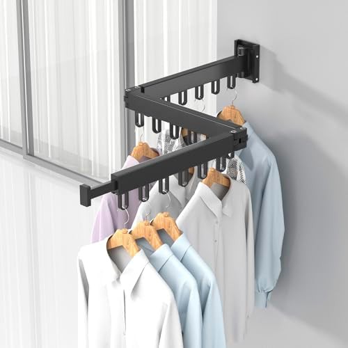 Heavy duty wall mount drying rack — photo 3