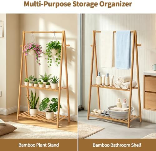 Bamboo small baby clothing garment rack — photo 5